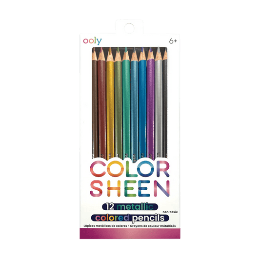 Ooly Markers, Pens, Brushes & Crayons Default Color Sheen Metallic Colored Pencils (Set of 12)