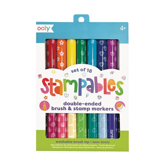 Ooly Markers, Pens, Brushes & Crayons Default Stampables Double-Ended Stamp Markers