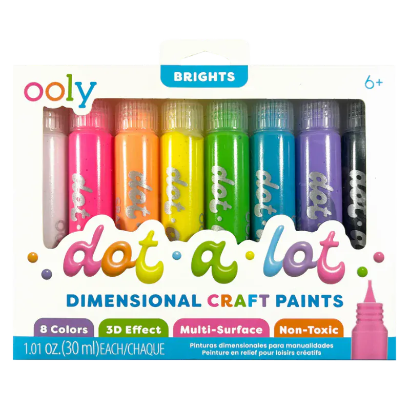 Ooly Markers, Pens, Brushes & Crayons Do a Lot 3D Dimensional Craft Paint