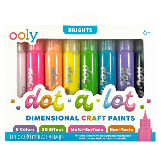 Ooly Markers, Pens, Brushes & Crayons Do a Lot 3D Dimensional Craft Paint