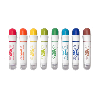 Ooly Markers, Pens, Brushes & Crayons Jumbo Jots Dual Tip Stamp Markers - Dinosaur