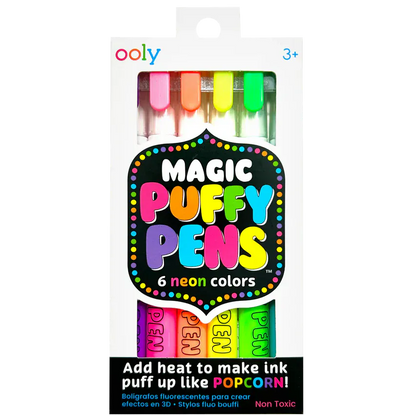 Ooly Markers, Pens, Brushes & Crayons Magic Puffy Neon Pens