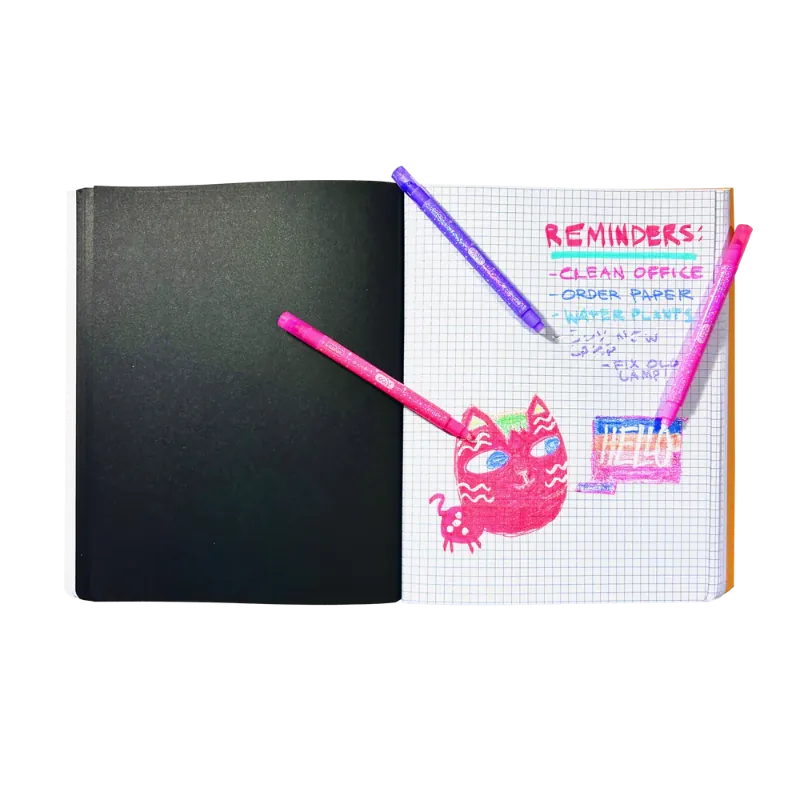 Ooly Markers, Pens, Brushes & Crayons Make No Mistake! Sparkle  Glittery Erasable Markers