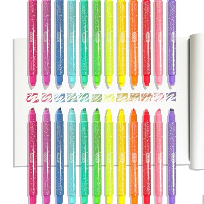 Ooly Markers, Pens, Brushes & Crayons Make No Mistake! Sparkle  Glittery Erasable Markers