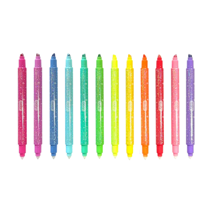 Ooly Markers, Pens, Brushes & Crayons Make No Mistake! Sparkle  Glittery Erasable Markers