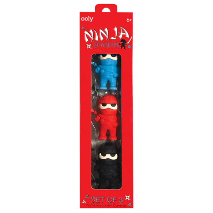 Ooly Markers, Pens, Brushes & Crayons Ninja Erasers