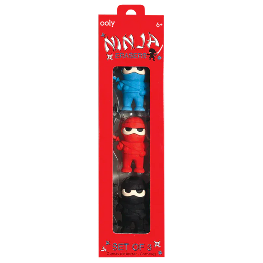 Ooly Markers, Pens, Brushes & Crayons Ninja Erasers