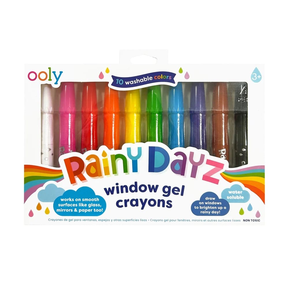 Ooly Markers, Pens, Brushes & Crayons Rainy Dayz Window Gel Crayons