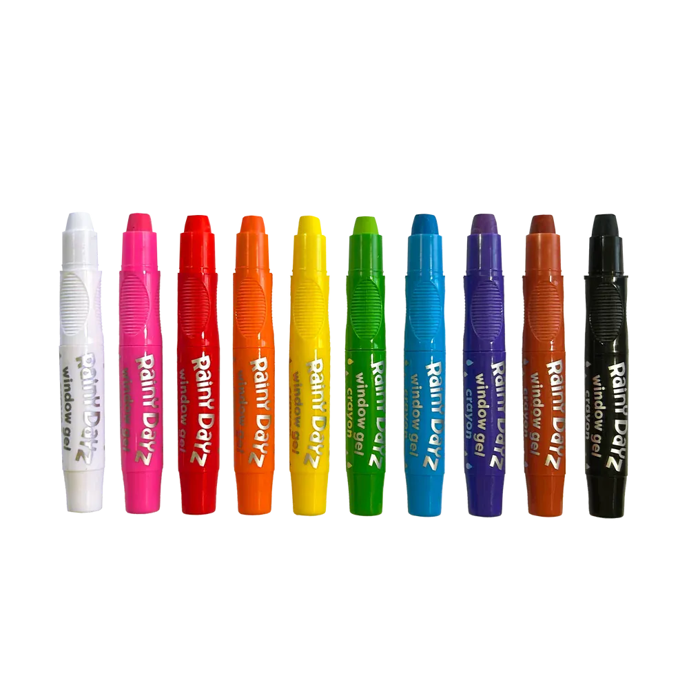 Ooly Markers, Pens, Brushes & Crayons Rainy Dayz Window Gel Crayons