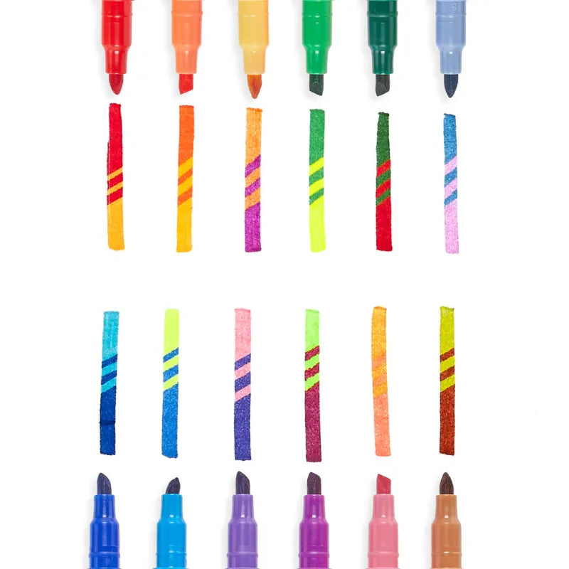 Ooly Markers, Pens, Brushes & Crayons Switch-Eroo Color Changing Markers