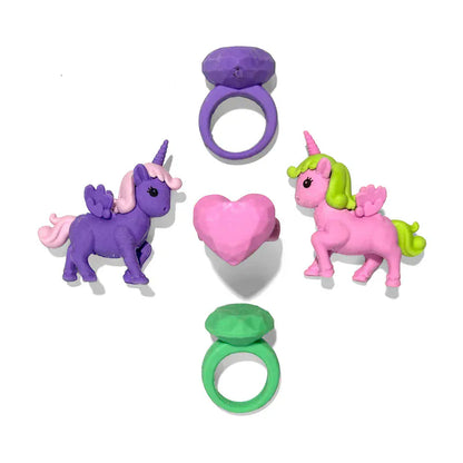 Ooly Markers, Pens, Brushes & Crayons Unicorn Wishes Scented Puzzle Erasers