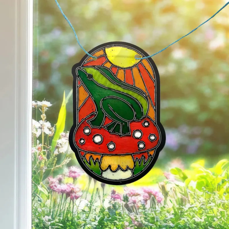 Ooly Scratch Arts & Crafts Scratch & Scribble Mini Window Kit Garden