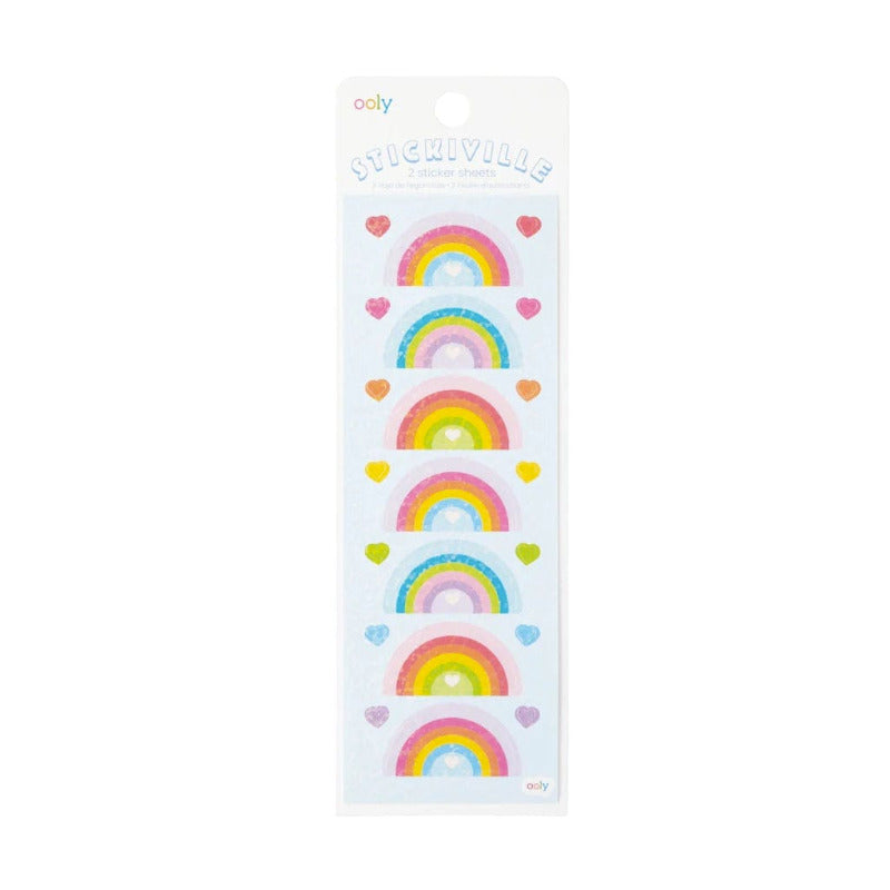 Ooly Stickers Stickiville Rainbow Love Holographic Stickers