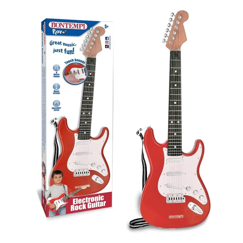 Original Toy Co. Music Red Electric Guitar