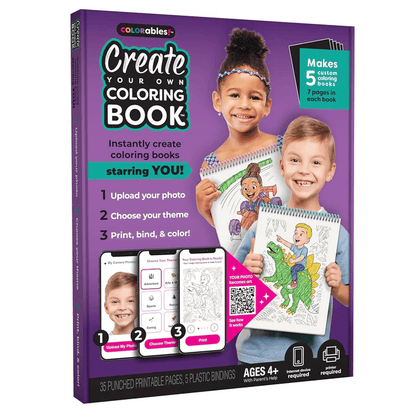 Paintable Pictures Coloring & Painting Kits Colorables: Create Your Own Coloring Book