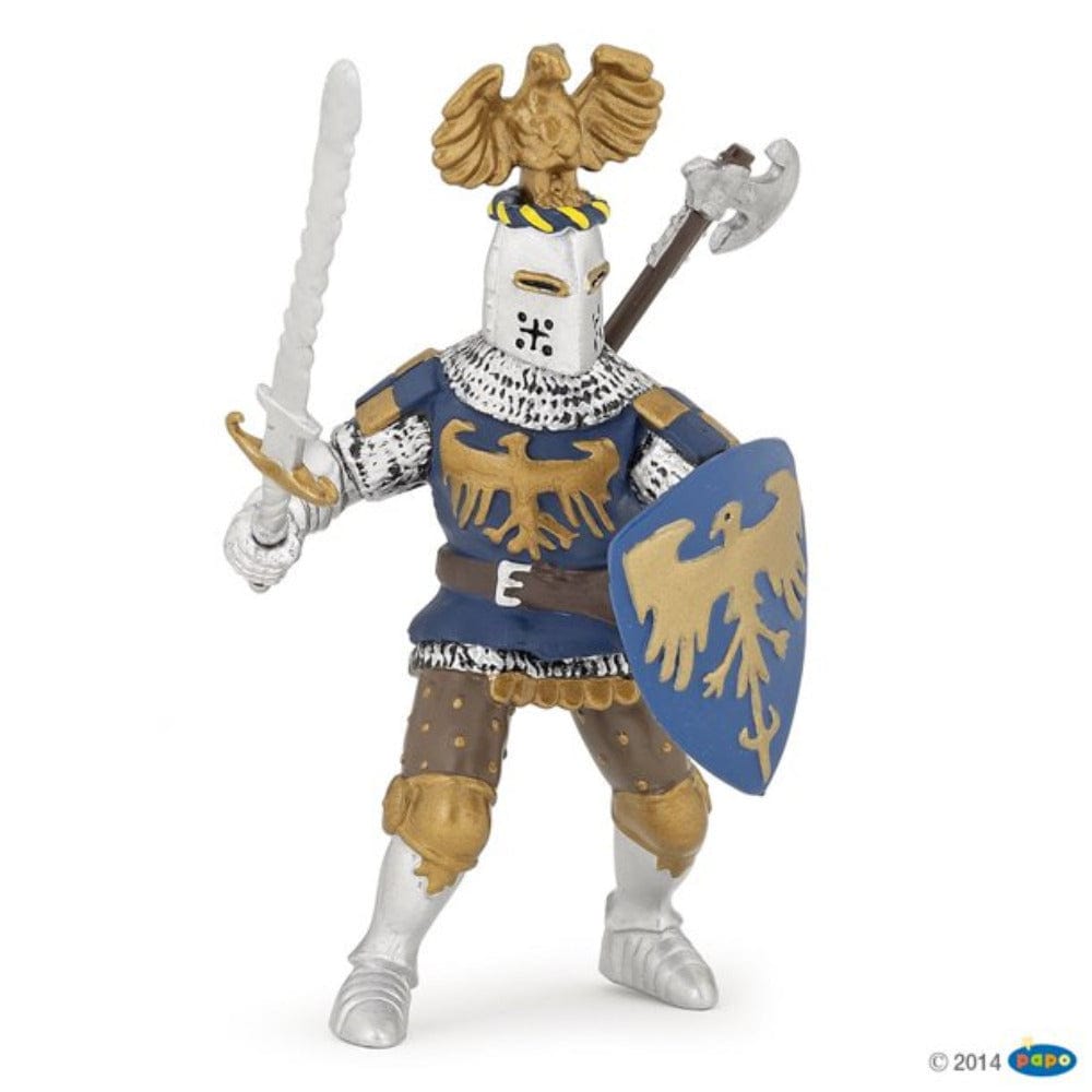 Papo Miniature Knights & Warriors 39362 Crested Blue Knight