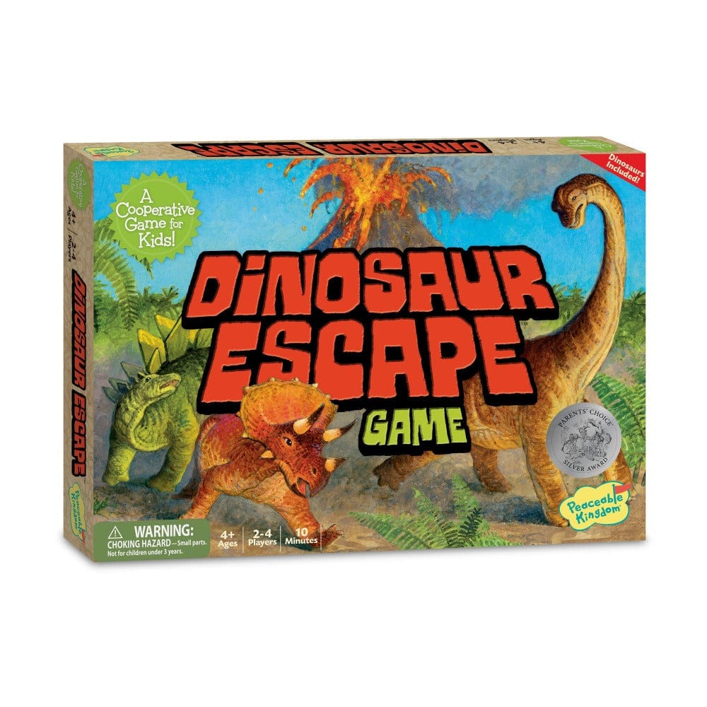 Peaceable Kingdom Cooperative Games Dinosaur Escape Game
