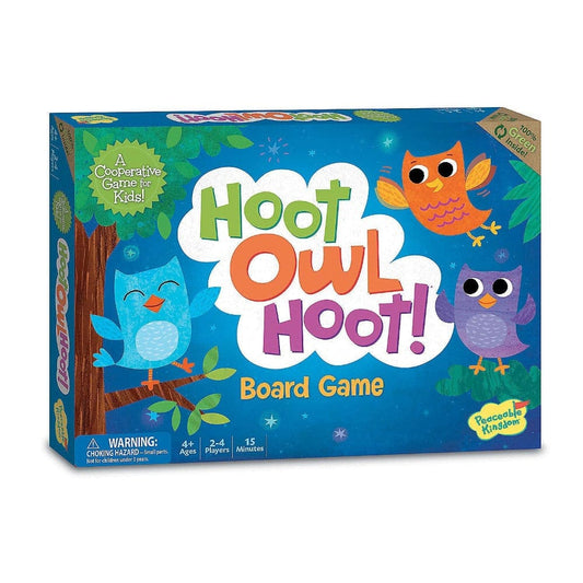 Peaceable Kingdom Cooperative Games Hoot Owl Hoot Board Game