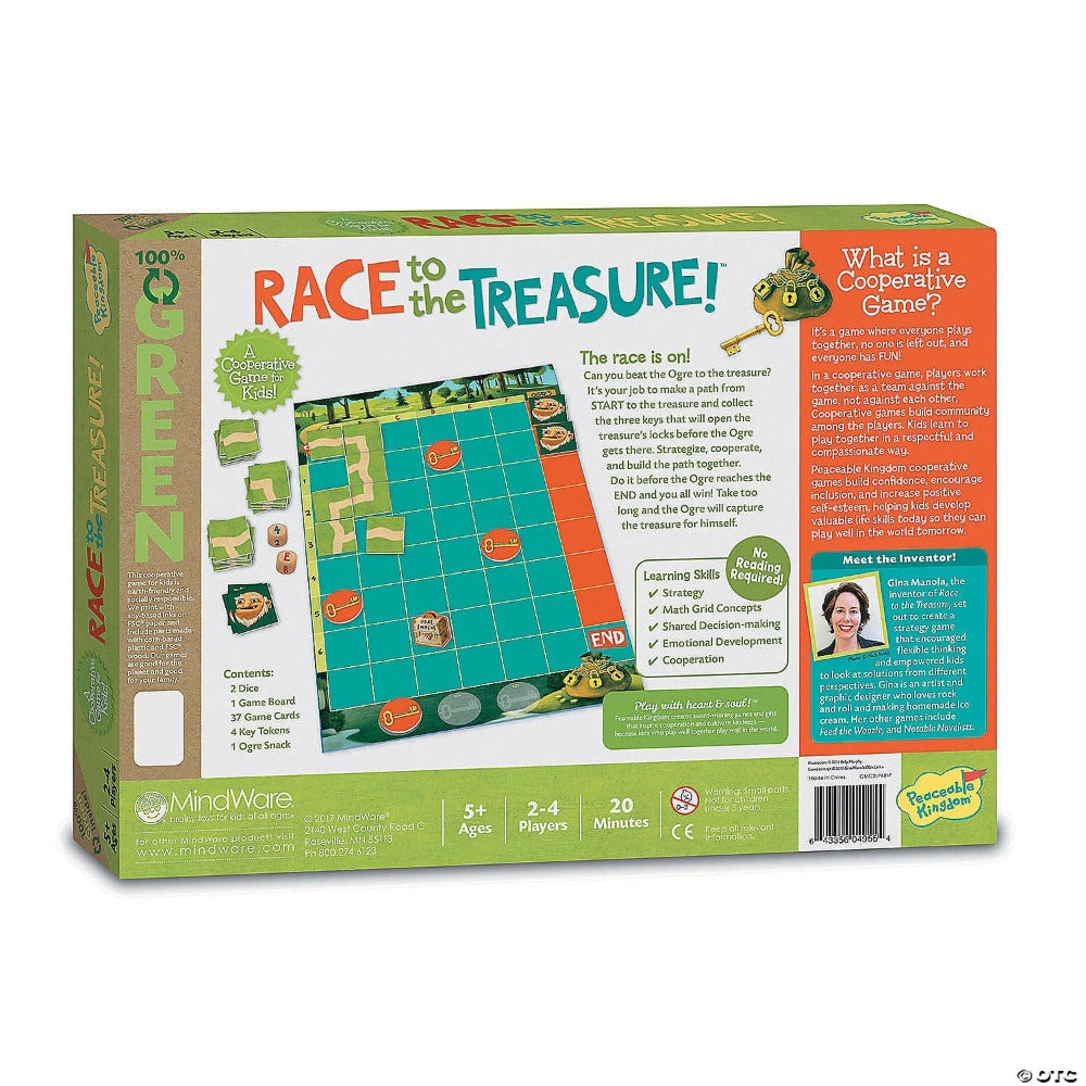 Peaceable Kingdom Cooperative Games Race to the Treasure!