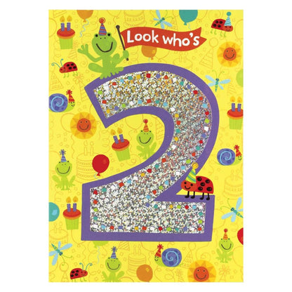 Peaceable Kingdom Gift Enclosure Cards Age 2 Foil Lettering Card