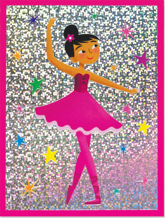 Peaceable Kingdom Gift Enclosure Cards Ballerina Foil Gift Enclosure