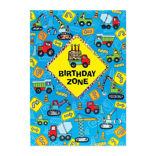 Peaceable Kingdom Gift Enclosure Cards Birthday Zone Foil Card