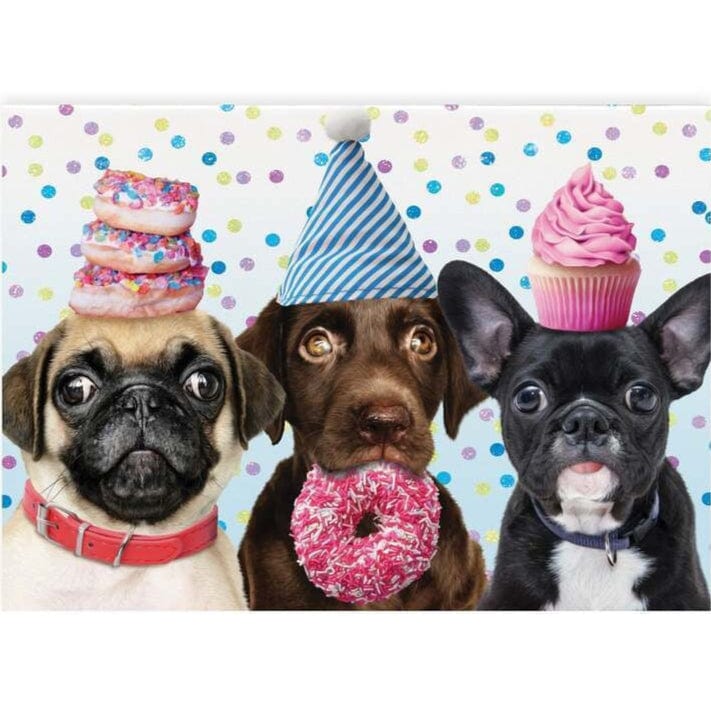 Peaceable Kingdom Gift Enclosure Cards Celebrating Dogs Birthday Card