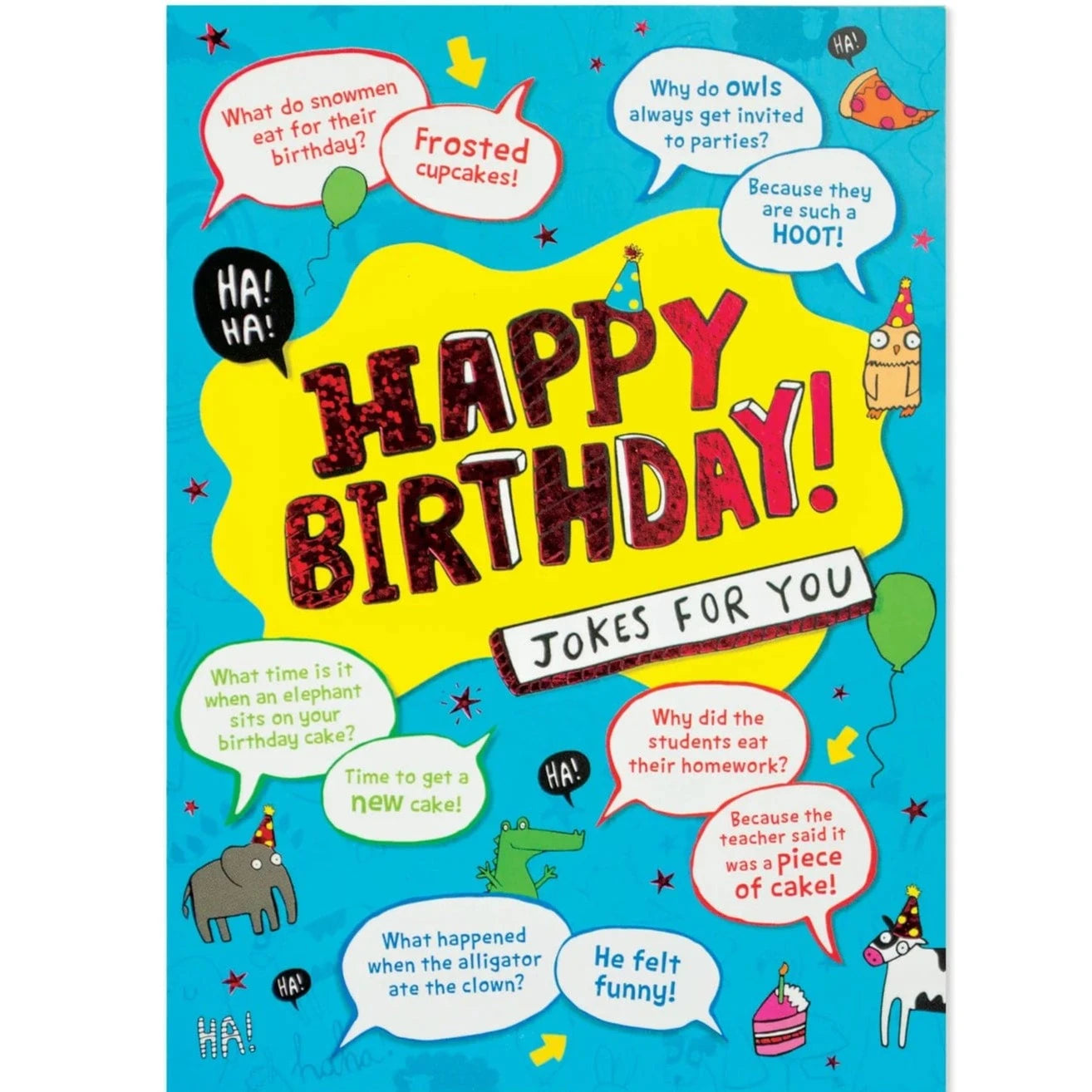 Peaceable Kingdom Gift Enclosure Cards Default Jokes Foil Birthday Gift Enclosure Card