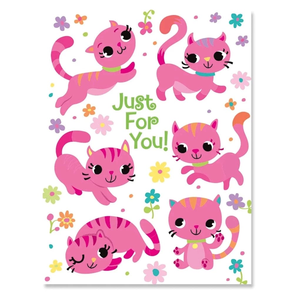 Peaceable Kingdom Gift Enclosure Cards Pink Kitties Gift Enclosure