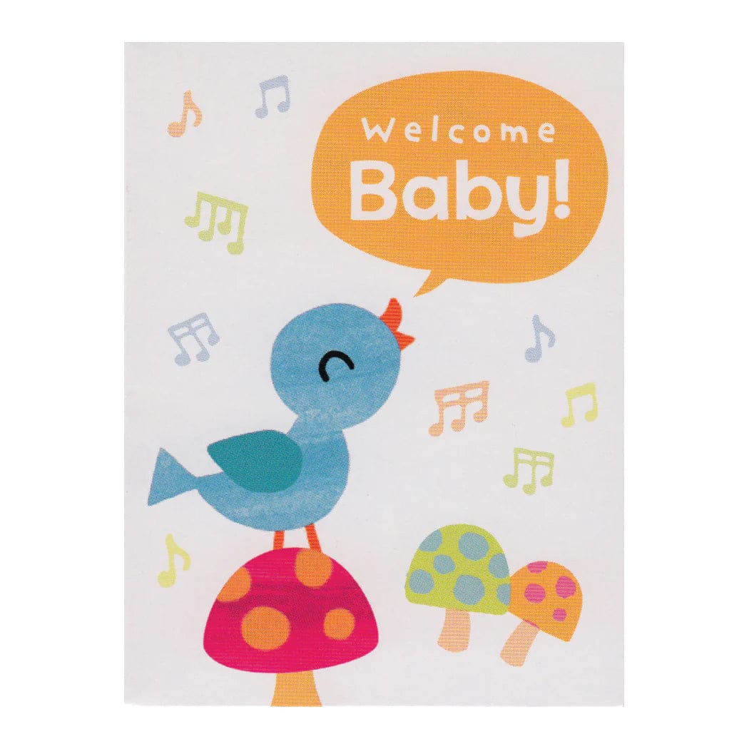 Peaceable Kingdom Mini Gift Enclosure Cards Bird On Mushroom Baby Gift Enclosure