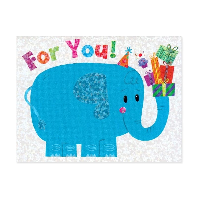 Peaceable Kingdom Mini Gift Enclosure Cards For You! Elephant Gift Enclosure