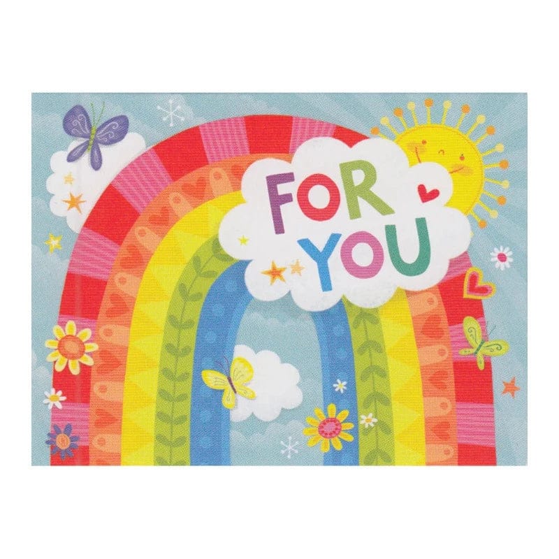 Peaceable Kingdom Mini Gift Enclosure Cards For You Rainbow Gift Enclosure