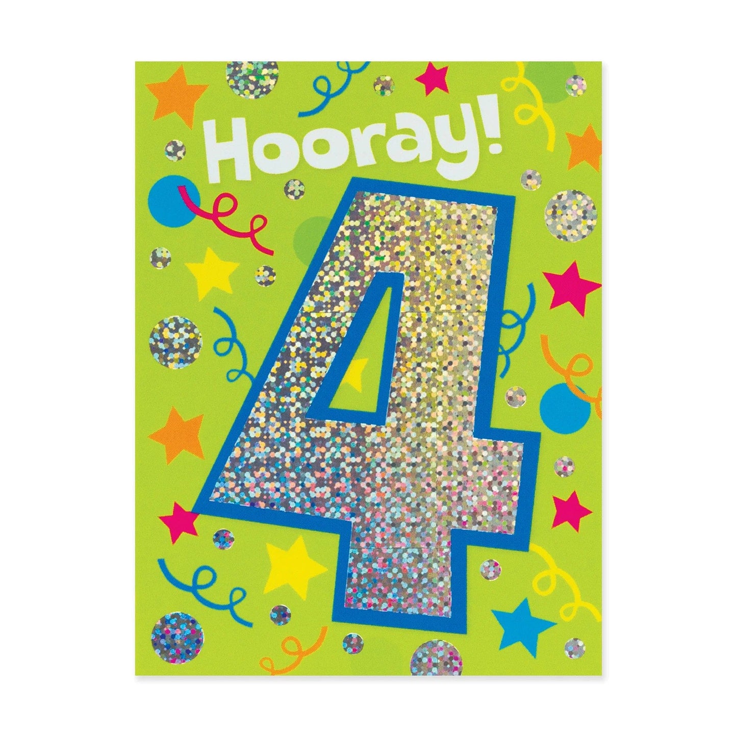 Peaceable Kingdom Mini Gift Enclosure Cards Hooray! Age 4 Foil Gift Enclosure