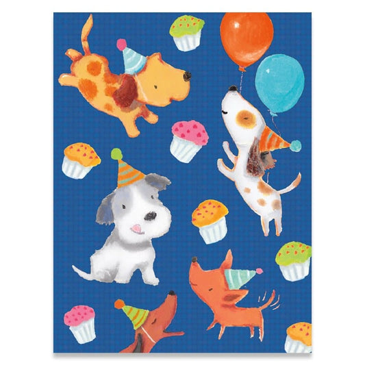 Peaceable Kingdom Mini Gift Enclosure Cards Party Dogs Foil Gift Enclosure