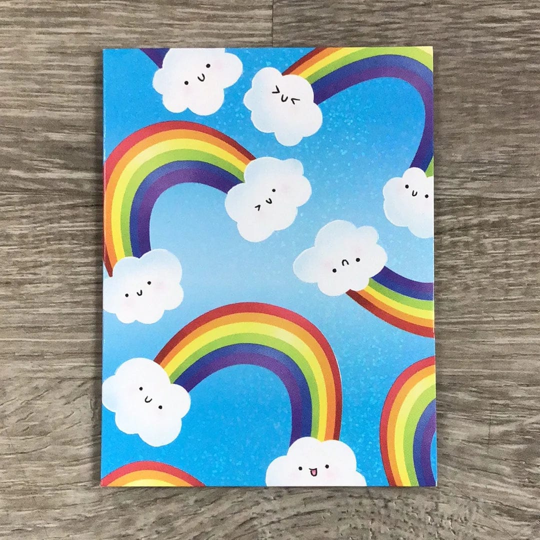 Peaceable Kingdom Mini Gift Enclosure Cards Rainbow Explosion Foil Gift Enclosure