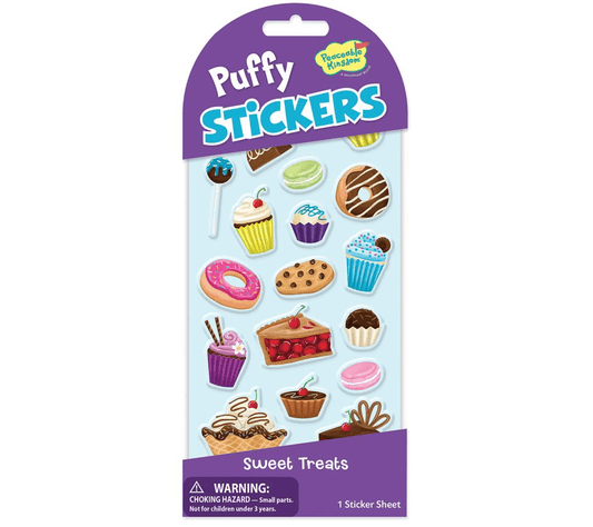 Peaceable Kingdom Stickers Sweet Treats Puffy Stickers