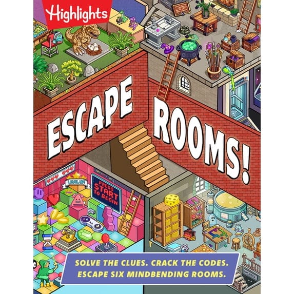 Penguin Group (USA) Activity Books Escape Rooms!: Solve the Clues. Crack the Codes. Escape Six Mind-bending Rooms