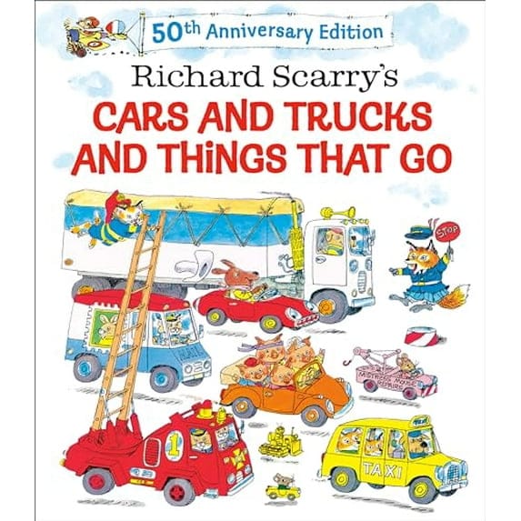 Penguin Group (USA) Hardcover Books Default Richard Scarry's Cars and Trucks and Things That Go: 50th Anniversary Edition