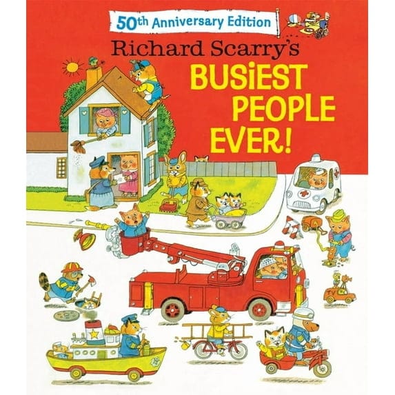 Penguin Group (USA) Hardcover Books Richard Scarry's Busiest People Ever! 50th Anniversary Edition