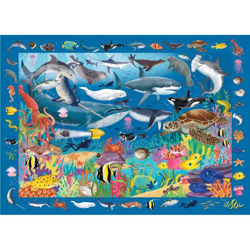 Peter Pauper Press 100 Piece Puzzles Under the Sea Seek & Find 100 Piece Puzzle