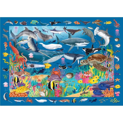 Peter Pauper Press 100 Piece Puzzles Under the Sea Seek & Find 100 Piece Puzzle