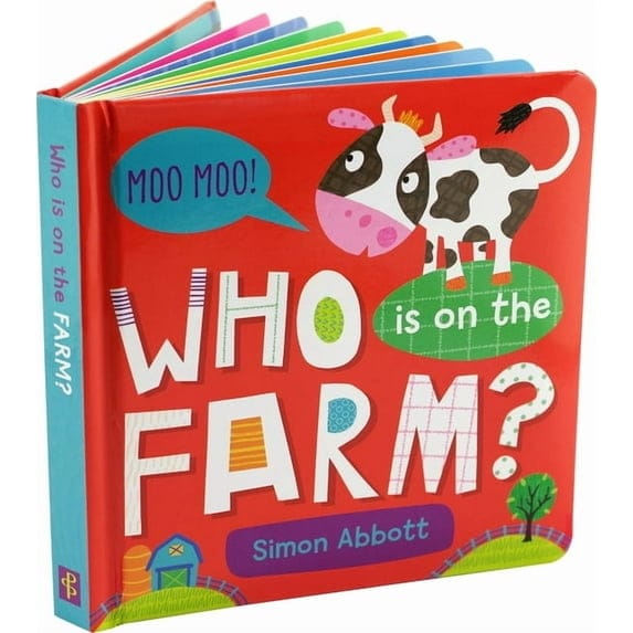 Peter Pauper Press Board Books Default Who Is On the Farm? Board Book