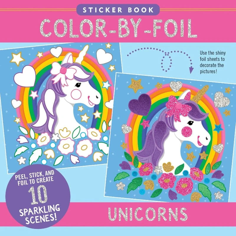 Peter Pauper Press Coloring & Painting Books Color-By-Foil Sticker Book - Unicorns