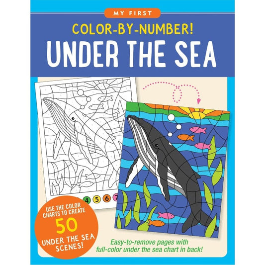 Peter Pauper Press Coloring & Painting Books Default My First Color-by-Number Under the Sea