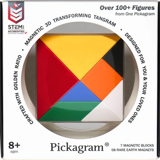 Pickagram Magnetic Puzzle Default Pickagram Magnetic 3D Art Puzzle: Multicolor