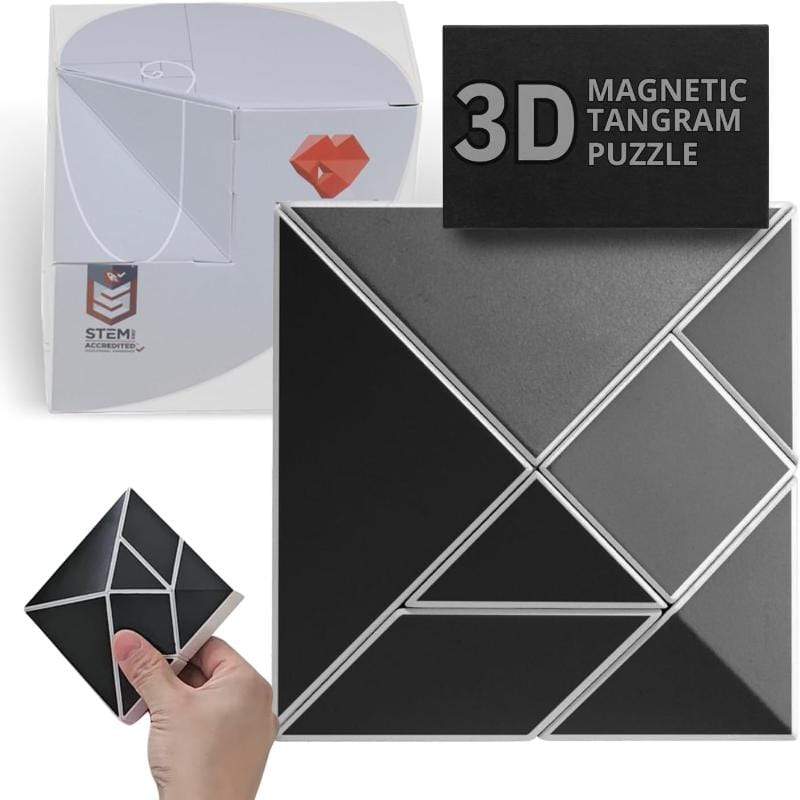 Pickagram Magnetic Puzzle Default Pickagram Magnetic 3D Art Puzzle: Panda & Reverse-Panda Limited Edition