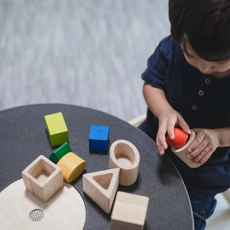 Plan Toys Educational Play Geo Matching Blocks