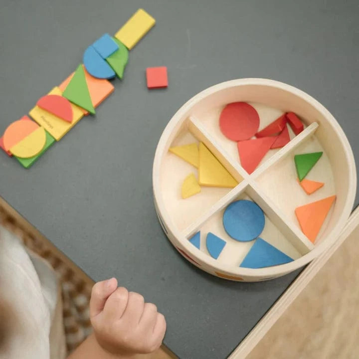 Plan Toys Educational Play Mosaic Board Container