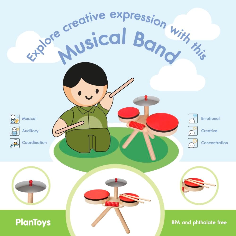 Drum Kit Musical Band – Timeless Toys Chicago