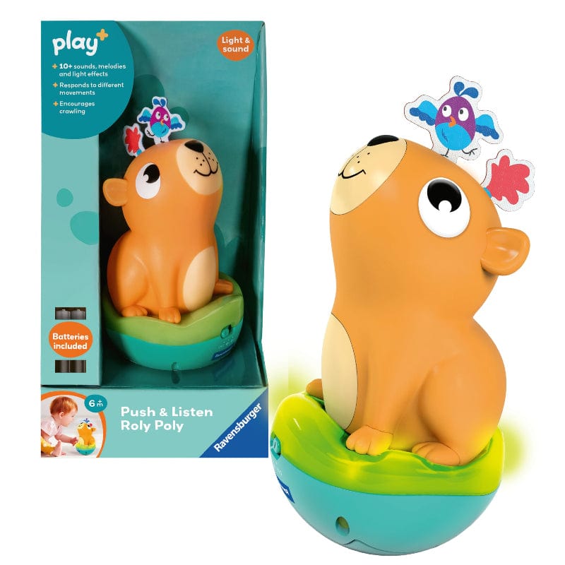 Play+ Infant Push & Listen Roly Poly Capybara